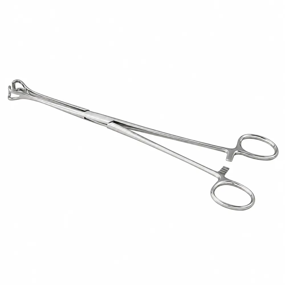 Pinça Babcock Aço Inox AISI-420 16 a 26 cm para Intestino