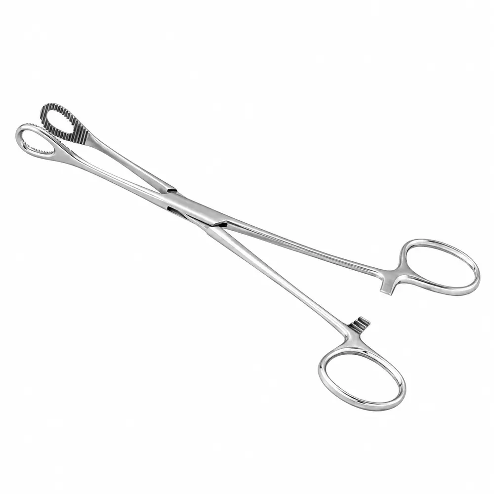 Pinça Foerster Serrilhada Aço Inox AISI-420 16 a 24 cm para Curativo