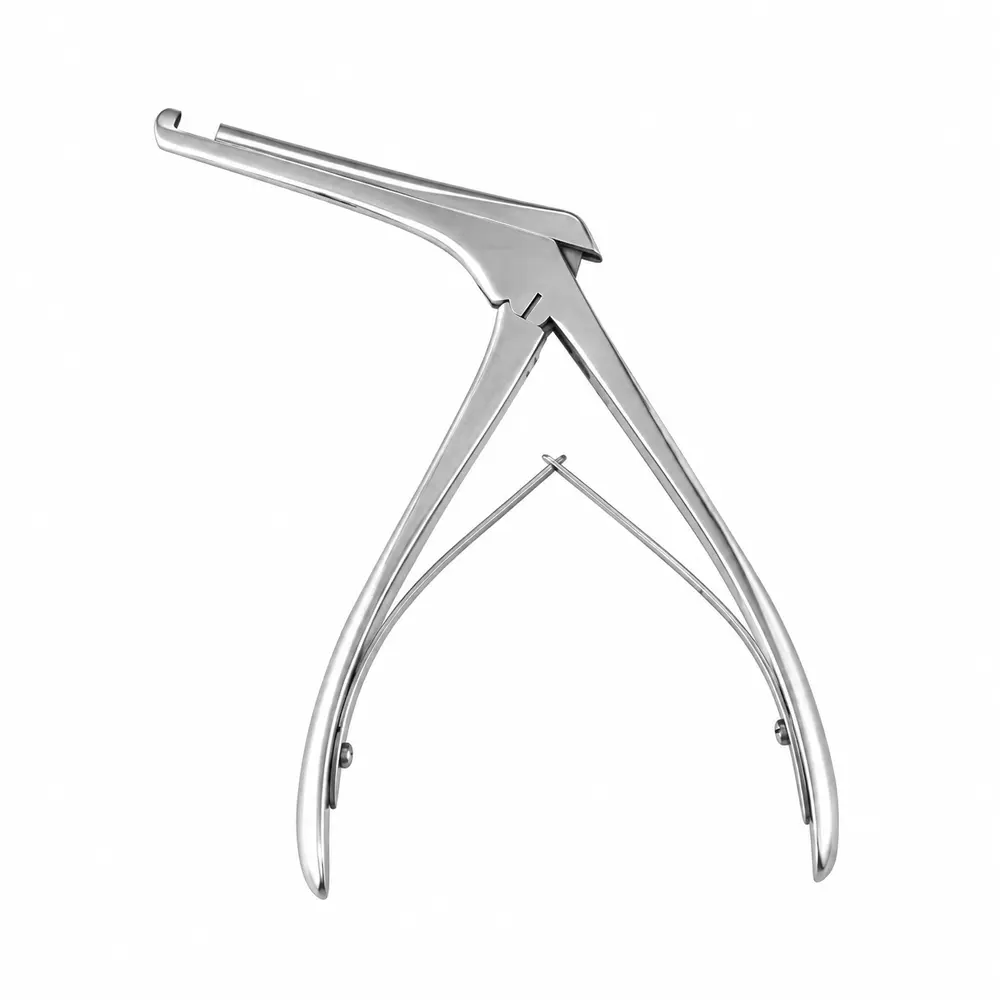 Pinça Kerrison Saca-Bocado Aço Inox AISI-420 20 cm Maxilar e Adenoides